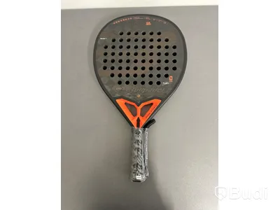 Padelracket, Bullpadel, Hack 03 Hybrid, svart/orange.