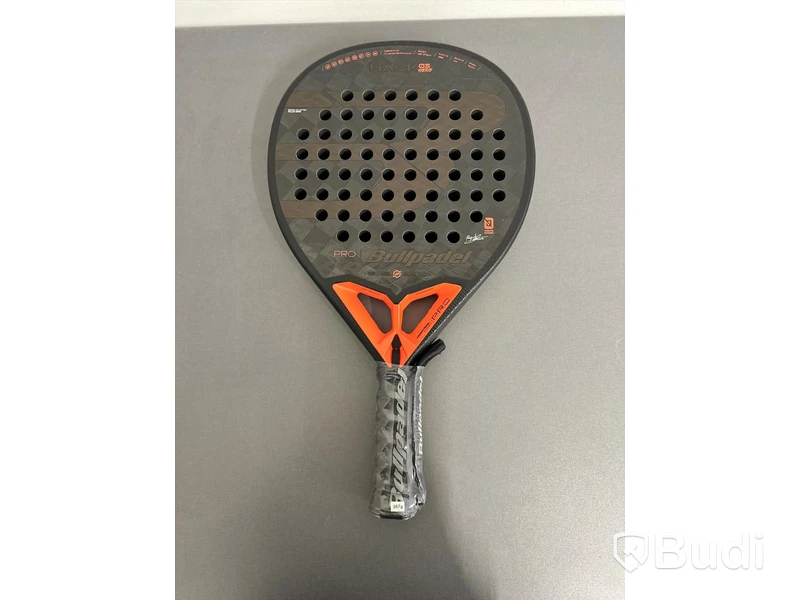 Padelracket, Bullpadel, Hack 03 Hybrid, svart/orange.