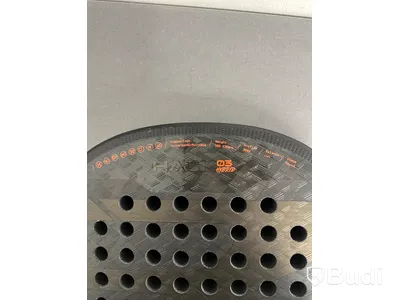 Padelracket, Bullpadel, Hack 03 Hybrid, svart/orange.