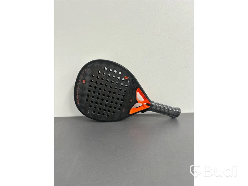 Padelracket, Bullpadel, Hack 03 Hybrid, svart/orange.