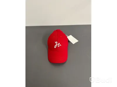 2 st. (NY) Keps, one size, Humbleton, röd.