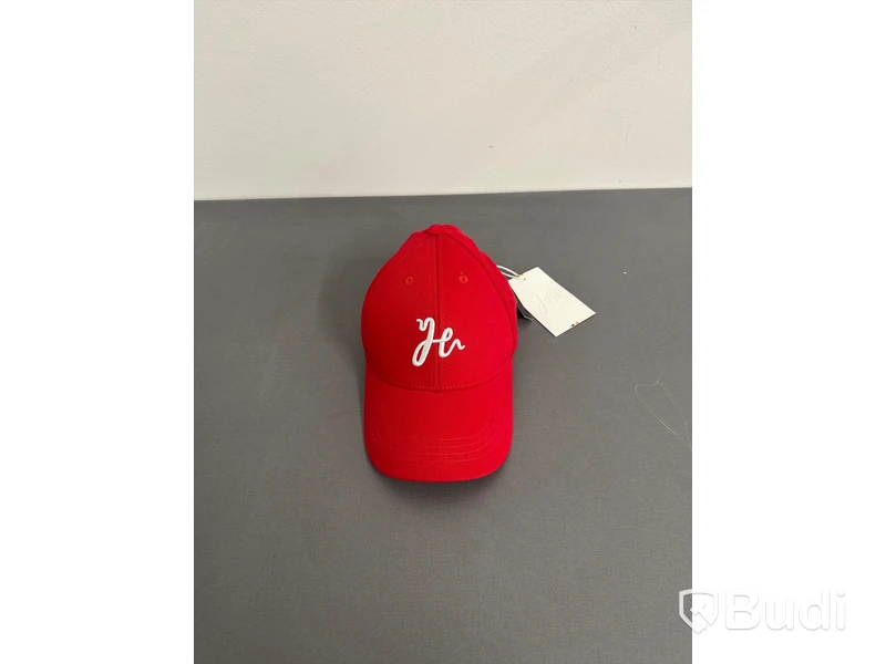 2 st. (NY) Keps, one size, Humbleton, röd.