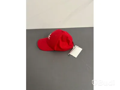 2 st. (NY) Keps, one size, Humbleton, röd.