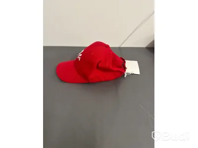 2 st. (NY) Keps, one size, Humbleton, röd.