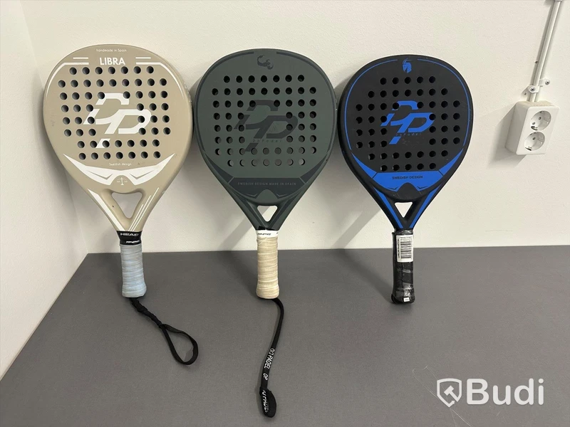3 st. Padelracket, DoPadel, olika modeller.