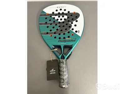 Padelracket, Bullpadel, Hack 04, svart/vit/turkos/orange.