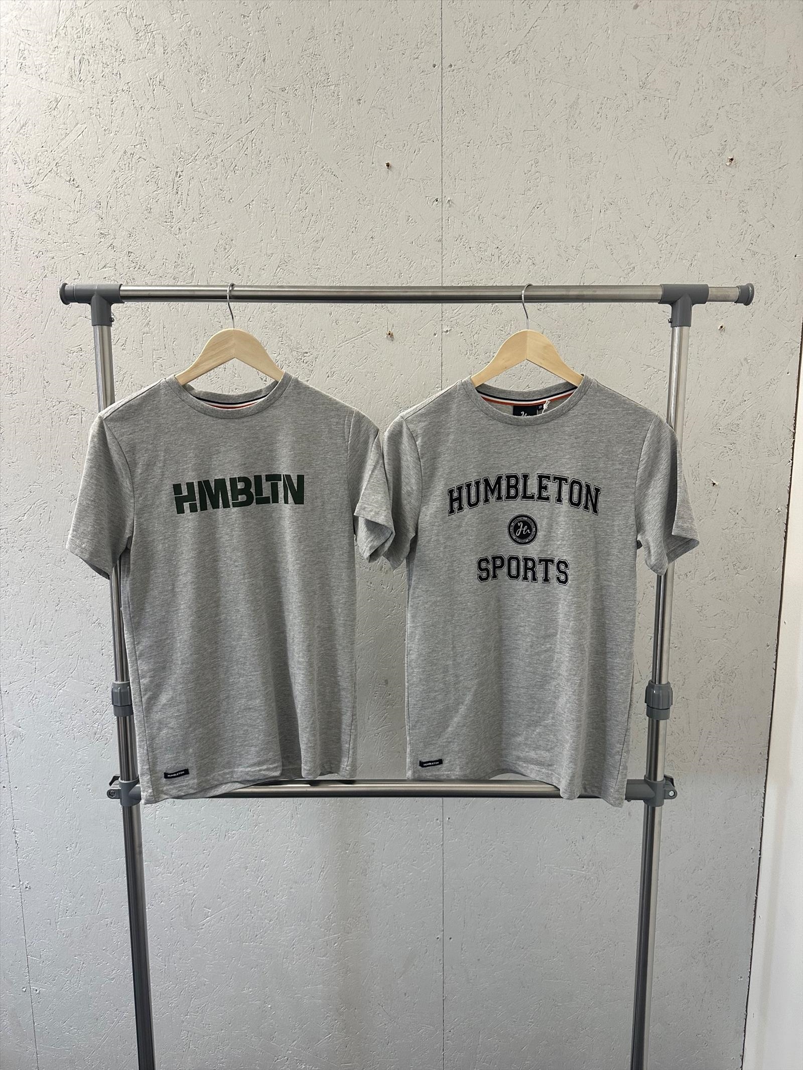 2 st. (NY) Träningströjor, stl. XS, Humbleton, grey melange, två olika modeller.