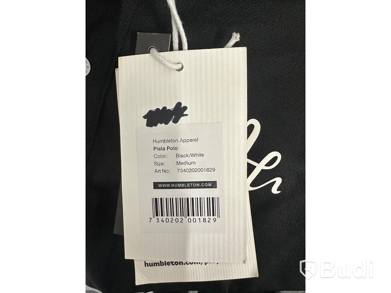 Träningströja, stl. M, Humbleton, svart/vit. & (NY) Keps, one-size, Humbleton, svart.