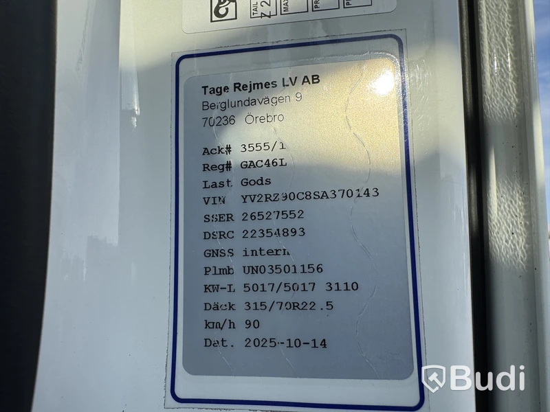 Kylbil Volvo FH 500 62 TR -2025 | Mitsubishi | LNG