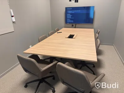 Konferensgrupp inklusive skärm