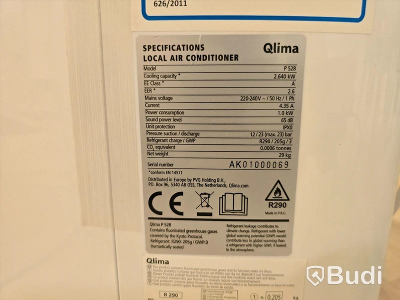 Portabel AC | Qlima P528