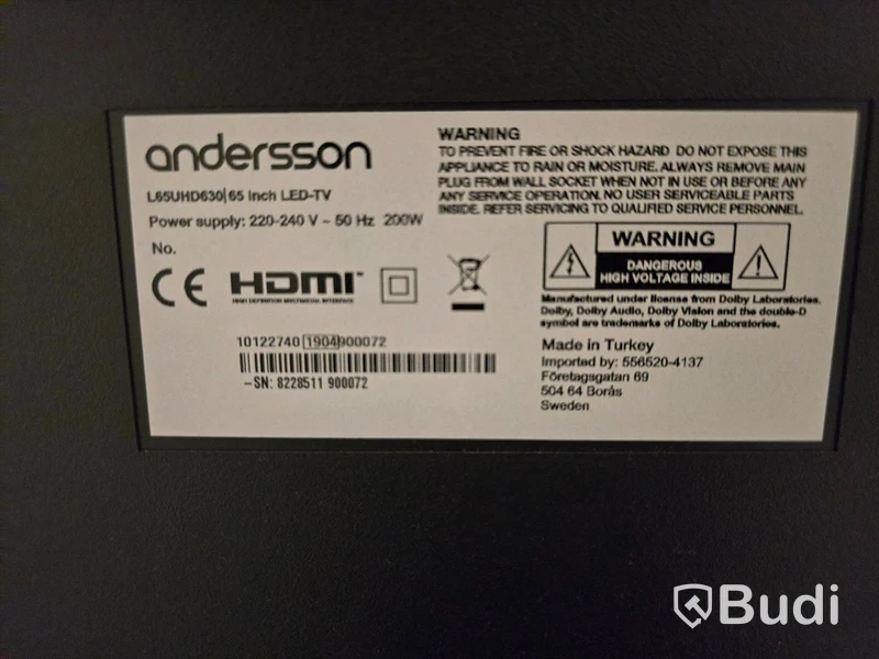 TV | Andersson 65"