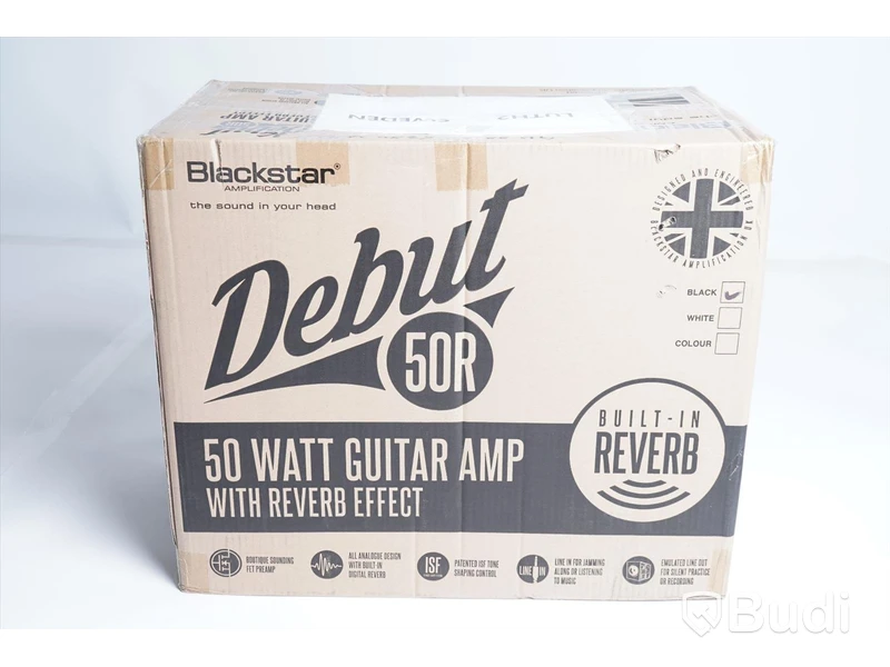 Förstärkare Blackstar Debut 50R Black, NY