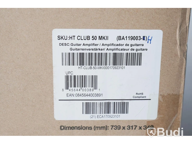 Gitarrförstärkare -Blackstar HT CLUB 50 Head MKII
