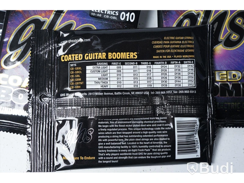 Gitarrsträngar - GHS Coated CB-GBTNT Boomers. 23st.