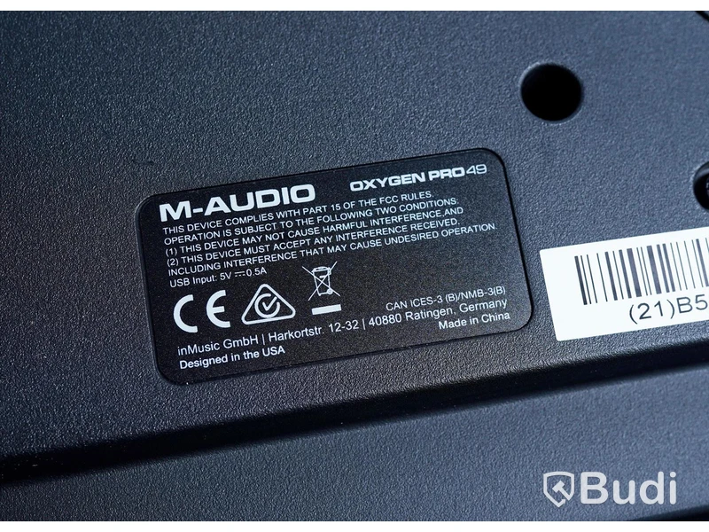 Midi Keyboard - M-AUDIO Oxygen Pro 49