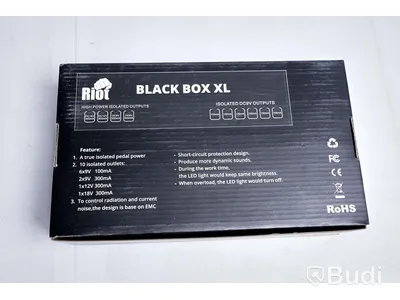 Strömförsörjning - RIOT Black Box XL. Ny.