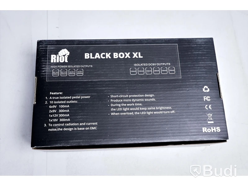 Strömförsörjning - RIOT Black Box XL. Ny.