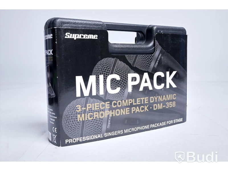 Mikrofoner - Supreme Mick Pack DM-358.  Ny.