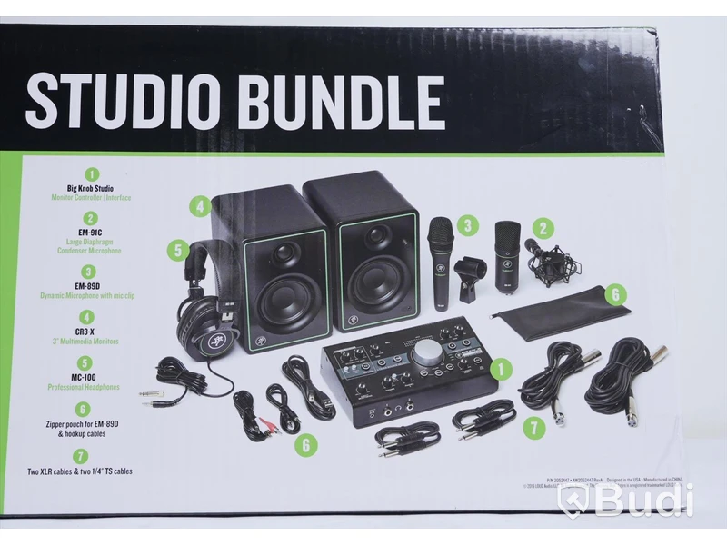Studioutrustning - Mackie Studio Bundle. Ny, obruten förpackning.
