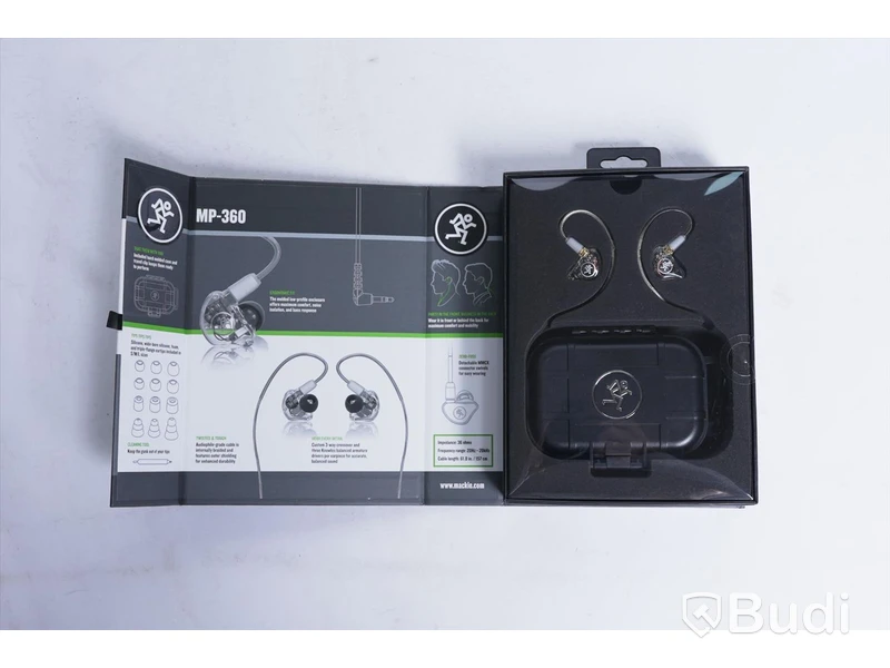 Hörlurar - Mackie MP-360 Professional In-ear Monitors. Ny, obruten förpackning.