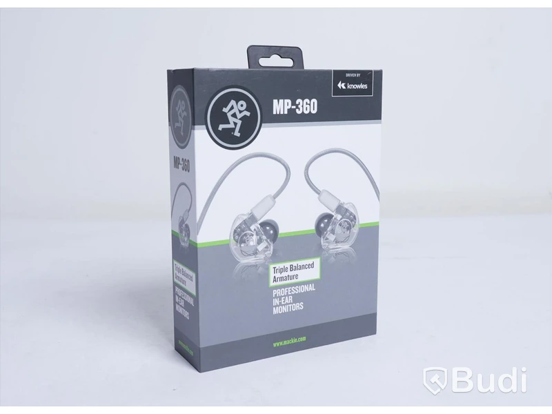 Hörlurar - Mackie MP-360 Professional In-ear Monitors. Ny, obruten förpackning.