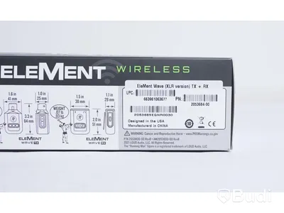 Mikrofonsystem - Mackie Element Wave XLR Wireless Handheld Microphone System. Ny.