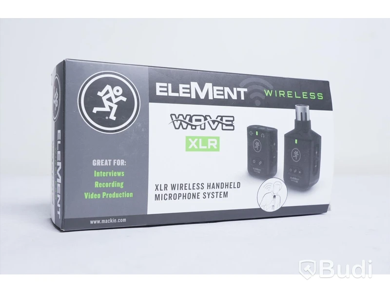 Mikrofonsystem - Mackie Element Wave XLR Wireless Handheld Microphone System. Ny.