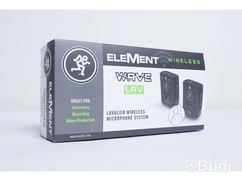 Mikrofonsystem - Mackie Element Wave LAV Wireless Handheld Microphone System. Ny.