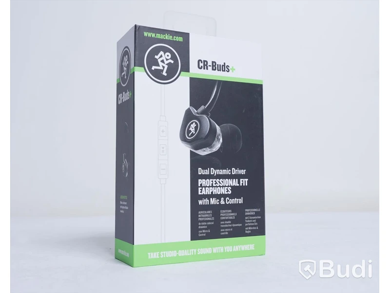 Hörlurar - Mackie CR-Buds plus Professional Fit Earphones. Ny.