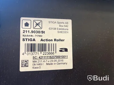 Pingisbord samt pingisrack Stiga Action Roller