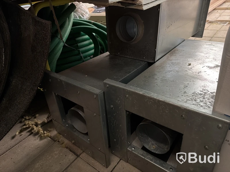 Ljuddämpare samt ventilationsfilter