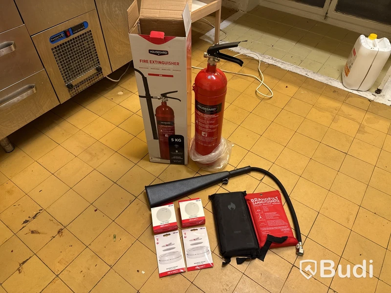 Brandsläckare, brandfiltar & brandlarm