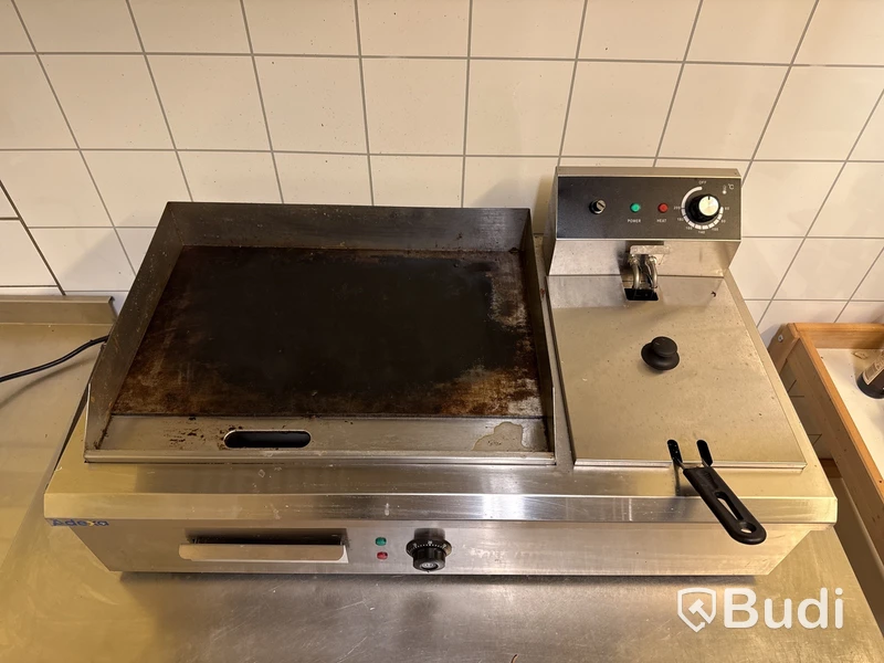 Kombinerat stekbord med fritös Adexa