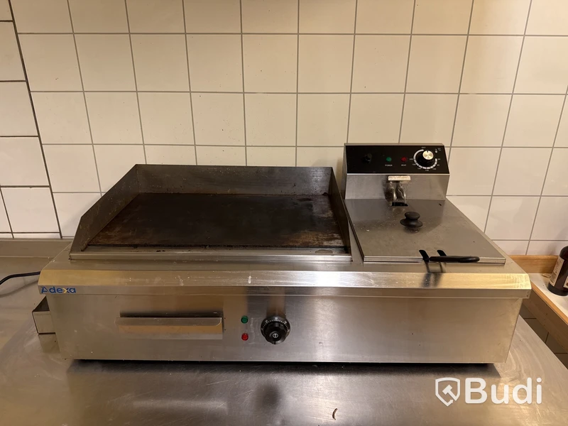 Kombinerat stekbord med fritös Adexa