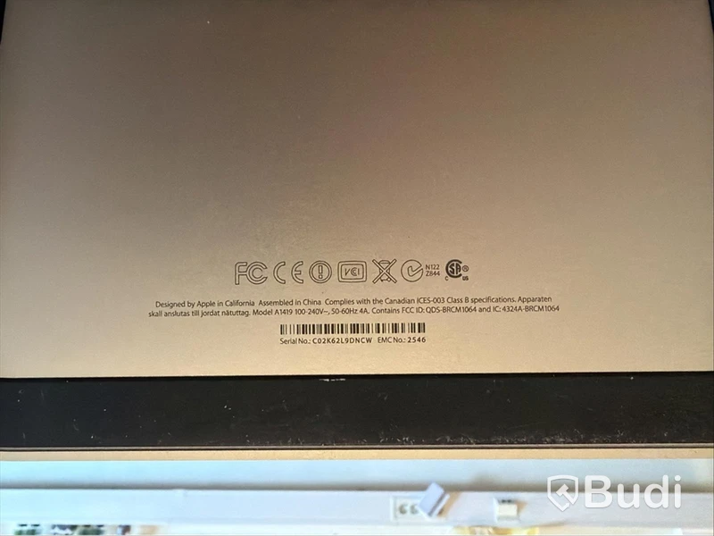 iMac Apple 27 tum, sent 2012, 8 GB RAM