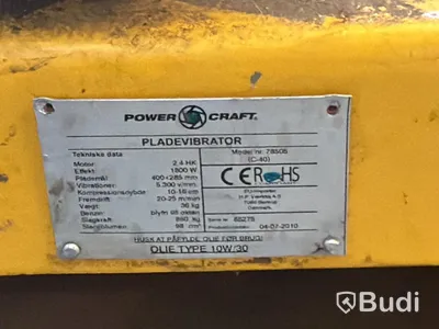 Vibroplatta Power Craft