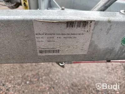 Tippsläp Brenderup 2500 kg, -2024