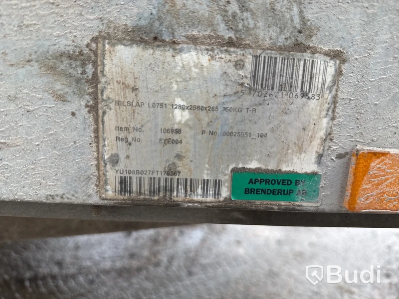 Gallersläp Brenderup 750 kg, -2015