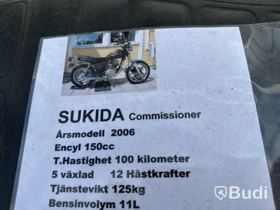Motorcykel Sukida Commissioner 150, -2006