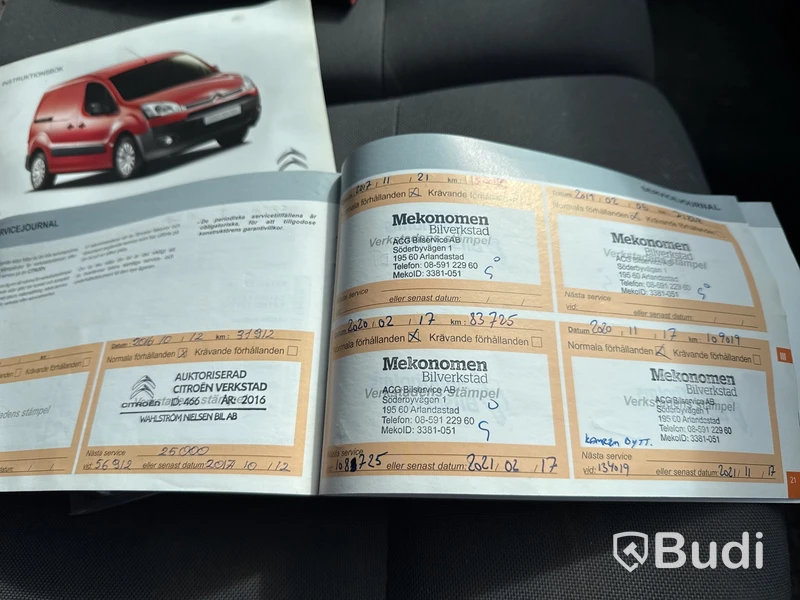 Citroën Berlingo III 1.6 HDi Skåp (90hk), -2014