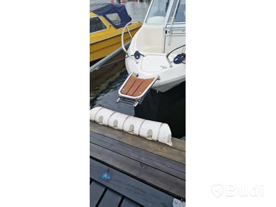 Flipper 630 OC with Yamaha 115 hp 4-stroke engine, 2002, with unbraked trailer