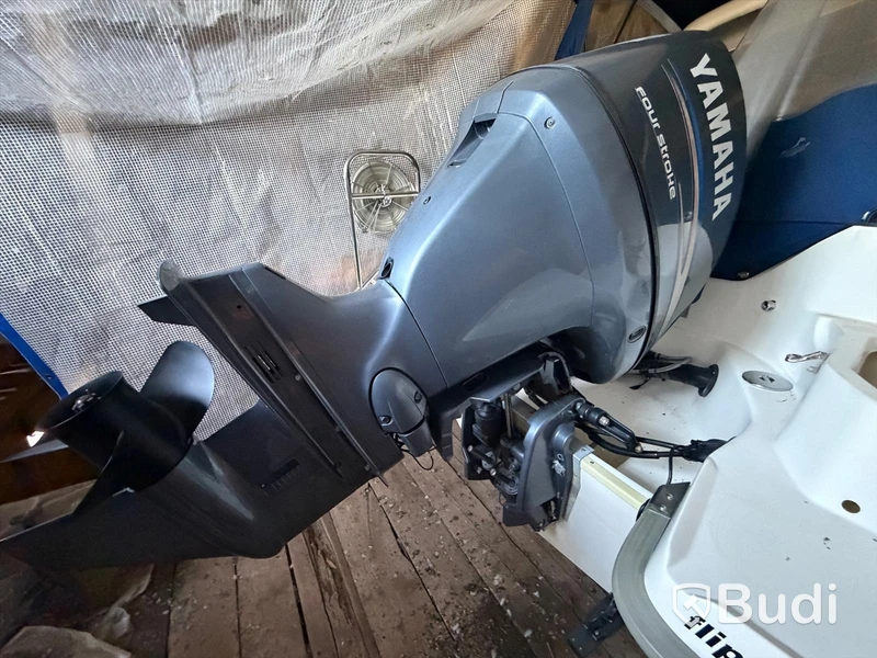 Flipper 630 OC with Yamaha 115 hp 4-stroke engine, 2002, with unbraked trailer