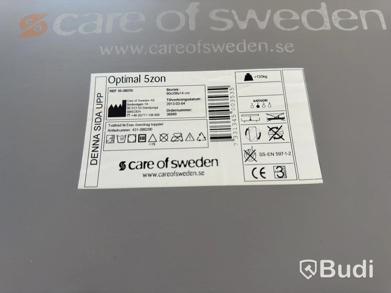 Sjukhussäng, elektrisk, ställbar inkl. sängbord