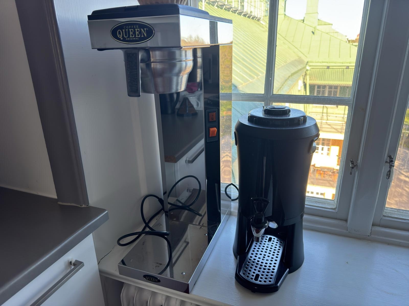 Kaffebryggare Coffee Queen inkl. bryggtermos