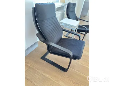 2 st. Fåtöljer inkl. sidobord