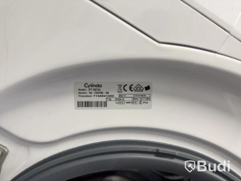 Tvättmaskin Cylinda och torktumlare Electrolux