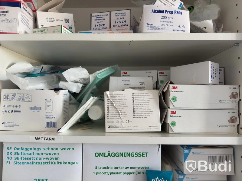 Förbruknings- och medicinskt material.