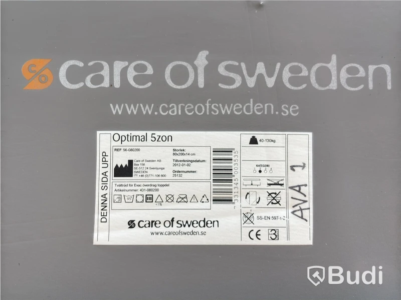 Sjukhussäng, elektrisk, ställbar inkl. sidobord
