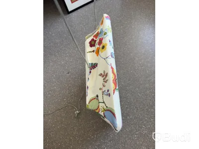 Takplafond med Josef Frank- tyg